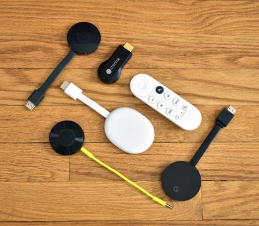 Todas las generaciones de Chromecast con todas sus variantes.
