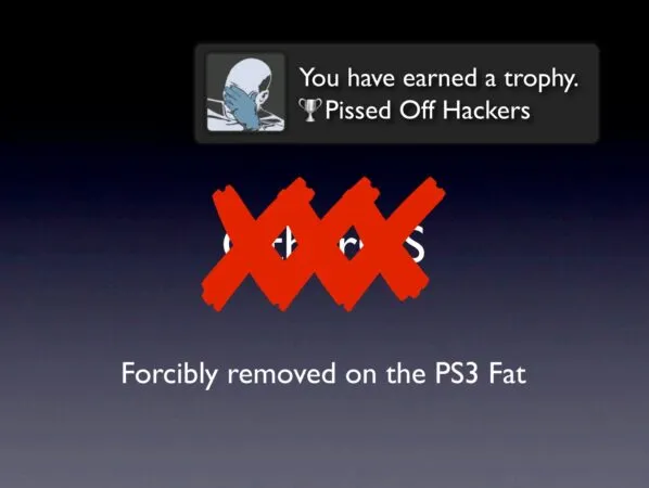 Hackers enfadados por el movimiento de Sony al eliminar Linux de las PS3.